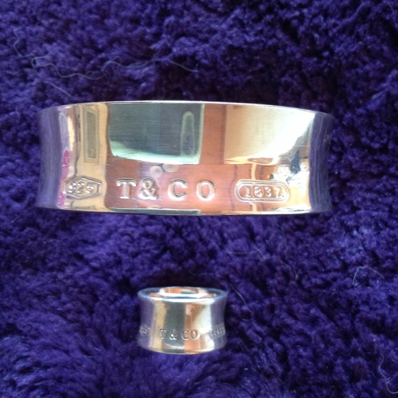 Tiffany & Co. Bangle Cuff & Matching Ring💠 💠💠 - Picture 2 of 7
